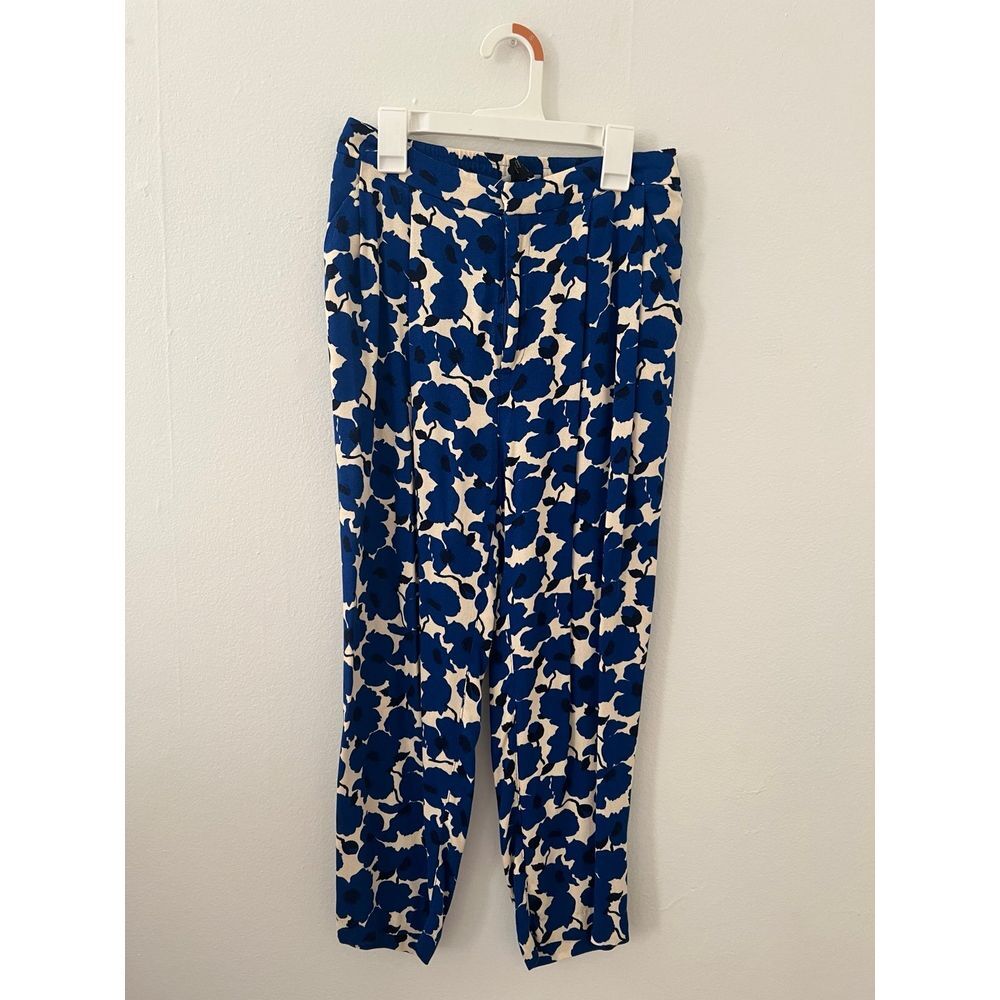 H&M floral ankle dress pants‎ size 4